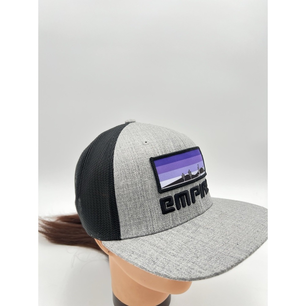 Empire Richardson 511 Snapback Trucker Hat Desert Patch Gray Black